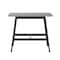 Flash Furniture Redmond 72x36 Conf Tbl w/1in. Thick Dbl Sided Laminate Tbl Top w/PVC and A-Frame Steel Bse, Gry Oak MT-M7236-LTGRY-ABF-GG - alternate 3